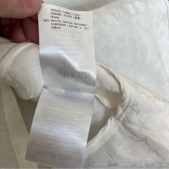 Alexander McQUEEN Peplum Top V Neck High Low - Picture 12 of 12